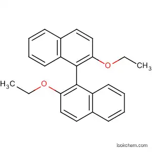 Molecular Structure of 19491-17-9 (1,1'-Binaphthalene, 2,2'-diethoxy-)