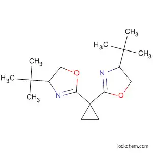 Molecular Structure of 195379-09-0 (Oxazole, 2,2'-cyclopropylidenebis[4-(1,1-dimethylethyl)-4,5-dihydro-,
(4S,4'S)-)