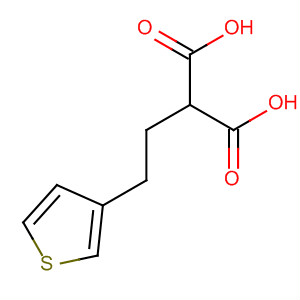 Molecular Structure of 19995-16-5 (Propanedioic acid, [2-(3-thienyl)ethyl]-)