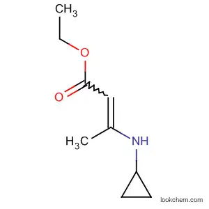 Molecular Structure of 213454-27-4 (2-Butenoic acid, 3-(cyclopropylamino)-, ethyl ester)