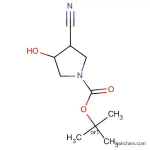 trans-1-Boc-3-cyano-4-hydroxypyrrolidine