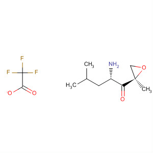 (S)-2-aMino-4-Methyl-1-((R)-2-Methyloxiran-2-yl)pentan-1-one, trifluoroacetate
