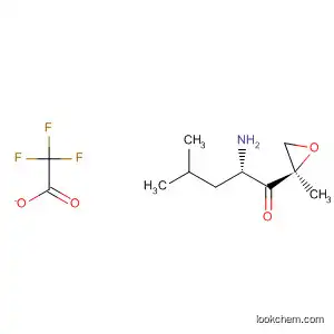 1-펜타논, 2-아미노-4-메틸-1-[(2R)-2-메틸옥시라닐]-, (2S)-, 트리플루오로아세테이트(9CI)