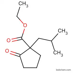 Cyclopentanecarboxylic acid, 1-(2-methylpropyl)-2-oxo-, ethyl ester