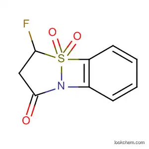 Molecular Structure of 29083-18-9 (1,2-Benzisothiazol-3(2H)-one, 5-fluoro-, 1,1-dioxide)