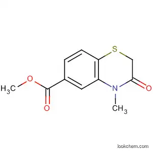 Molecular Structure of 303987-90-8 (METHYL 4-METHYL-3-OXO-3,4-DIHYDRO-2H-1,4-BENZOTHIAZINE-6-CARBOXYLATE)