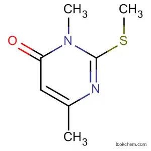 Molecular Structure of 3240-60-6 (4(3H)-Pyrimidinone, 3,6-dimethyl-2-(methylthio)-)