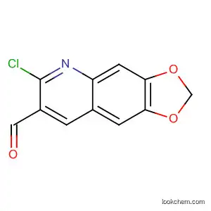 Molecular Structure of 332382-81-7 (6-CHLORO-[1,3]DIOXOLO[4,5-G]QUINOLINE-7-CARBALDEHYDE)