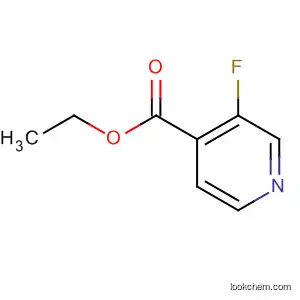 Molecular Structure of 343-72-6 (3-Fluoropyridine-4-carboxylic acid ethyl ester)