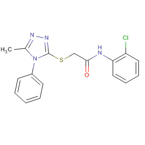 Acetamide,  N-(2-chlorophenyl)-2-[(5-methyl-4-phenyl-4H-1,2,4-triazol-3-yl)thio]-