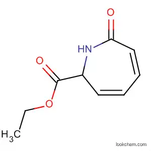 Molecular Structure of 38167-88-3 (1H-Azepine-2-carboxylic acid, hexahydro-7-oxo-, ethyl ester)