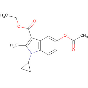 ethyl 5-acetoxy-1-cyclopropyl-2-Methyl-1H-indole-3-carboxylate