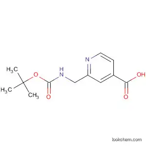 Molecular Structure of 473924-63-9 (2-{[(TERT-BUTOXYCARBONYL)AMINO]METHYL}ISONICOTINIC ACID)