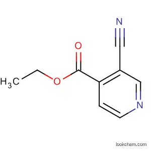 Molecular Structure of 91192-30-2 (4-Pyridinecarboxylic acid, 3-cyano-, ethyl ester)