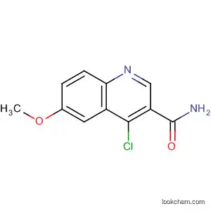 3-Quinolinecarboxamide, 4-chloro-6-methoxy-