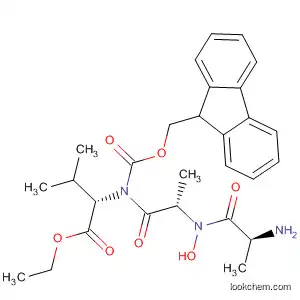 L-Valine,
N-[(9H-fluoren-9-ylmethoxy)carbonyl]-L-alanyl-N-hydroxy-L-alanyl-, ethyl
ester