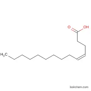 Molecular Structure of 7089-44-3 (4-Tetradecenoic acid, (4Z)-)