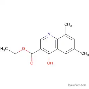 Molecular Structure of 77156-77-5 (4-HYDROXY-6,8-DIMETHYL-QUINOLINE-3-CARBOXYLIC ACID ETHYL ESTER)