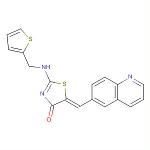 Ro-3306;(Z)-5-(quinolin-6-ylmethylene)-2-(thiophen-2-ylmethylamino)thiazol-4(5H)-one