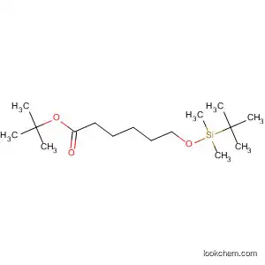 Hexanoic acid, 6-[[(1,1-dimethylethyl)dimethylsilyl]oxy]-,
1,1-dimethylethyl ester