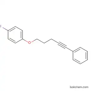Molecular Structure of 875467-49-5 (Benzene, 1-iodo-4-[(5-phenyl-4-pentynyl)oxy]-)