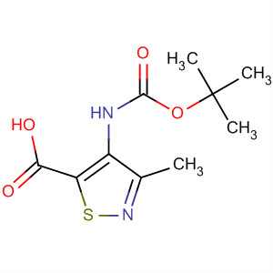 3-methyl-4-[(2-methylpropan-2-yl)oxycarbonylamino]-1,2-thiazole-5-carboxylic acid, 4-tert-Butoxycarbonylamino-3-methyl-isothiazole-5-carboxylic acid