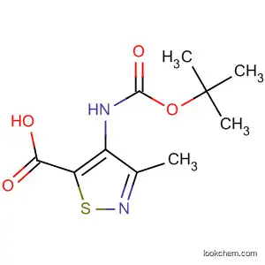 Molecular Structure of 876191-57-0 (5-Isothiazolecarboxylic acid,
4-[[(1,1-dimethylethoxy)carbonyl]amino]-3-methyl-)