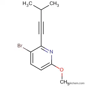 Pyridine, 3-bromo-6-methoxy-2-(3-methyl-1-butynyl)-