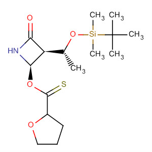2-Furancarbothioicacid,tetrahydro-,S-[(2R,3S)-3-[(1R)-1-[[(1,1-dimethylethyl)dimethylsilyl]oxy]ethyl]-4-oxo-2-azetidinyl]ester,(2R)-