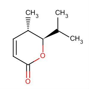 2H-Pyran-2-one, 5,6-dihydro-5-methyl-6-(1-methylethyl)-, (5S,6R)-