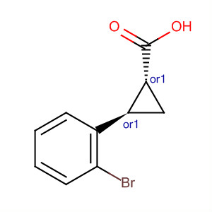 Cyclopropanecarboxylic acid, 2-(2-bromophenyl)-, (1R,2R)-rel-
