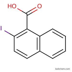 Molecular Structure of 17542-06-2 (2-Iodonaphthalene-1-carboxylic acid)