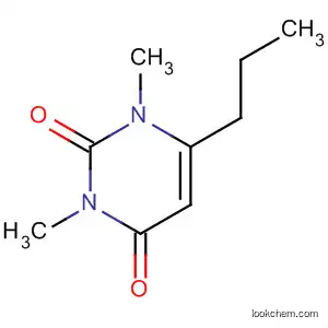 Molecular Structure of 28267-45-0 (2,4(1H,3H)-Pyrimidinedione, 1,3-dimethyl-6-propyl-)
