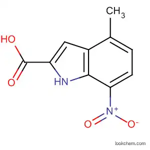 Molecular Structure of 289483-79-0 (4-methyl-7-nitro-1H-indole-2-carboxylic acid)