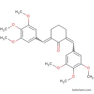 Molecular Structure of 312276-03-2 (2,6-bis(3,4,5-trimethoxybenzylidene)cyclohexanone)