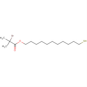 Propanoic acid, 2-bromo-2-methyl-, 11-mercaptoundecyl ester