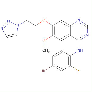 4-Quinazolinamine,
N-(4-bromo-2-fluorophenyl)-6-methoxy-7-[2-(1H-1,2,3-triazol-1-yl)ethoxy
]-