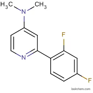 Molecular Structure of 441072-26-0 (2-(2,4-difluorophenyl)-4-dimethylaminopyridine)