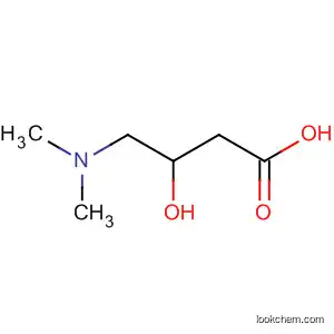 Molecular Structure of 542-06-3 (Butanoic acid, 4-(dimethylamino)-3-hydroxy-)
