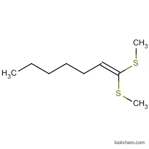 1-Heptene, 1,1-bis(methylthio)-