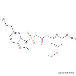 Molecular Structure of 570415-88-2 (2-chloro-N-[(4,6-dimethoxypyrimidin-2-yl)carbamoyl]-6-propylimidazo[1,2-b]pyridazine-3-sulfonamide)