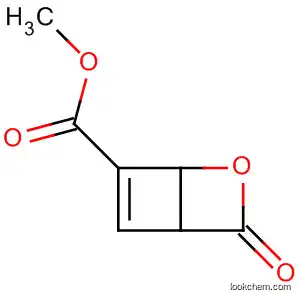Molecular Structure of 61752-11-2 (2-Oxabicyclo[2.2.0]hex-5-ene-6-carboxylic acid, 3-oxo-, methyl ester)