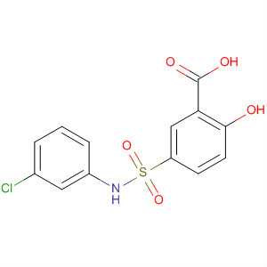 5-[(3-chloroanilino)sulfonyl]-2-hydroxybenzoic acid