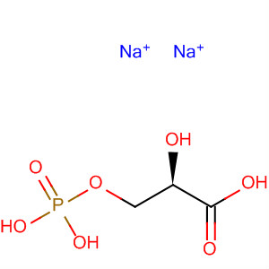 Propanoic acid,2-hydroxy-3-(phosphonooxy)-,sodium salt(1:2),(2R)-