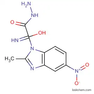 Molecular Structure of 913706-13-5 (1H-Benzimidazole-1-ethanimidic acid, 2-methyl-5-nitro-, hydrazide)