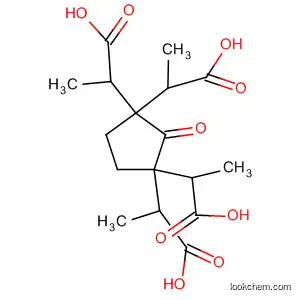 Molecular Structure of 13391-11-2 (1,1,3,3-Cyclopentanetetrapropanoic acid, 2-oxo-)