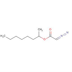 Molecular Structure of 175723-20-3 (Acetic acid, diazo-, 1-methylheptyl ester)