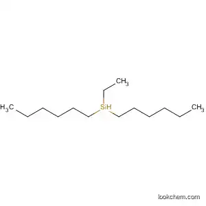 Molecular Structure of 17591-45-6 (Silane, ethyldihexyl-)