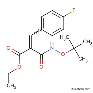 2-Propenoic acid,
2-[[(1,1-dimethylethoxy)amino]carbonyl]-3-(4-fluorophenyl)-, ethyl ester