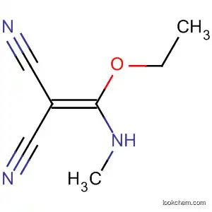 Molecular Structure of 18270-67-2 (Propanedinitrile, [ethoxy(methylamino)methylene]-)